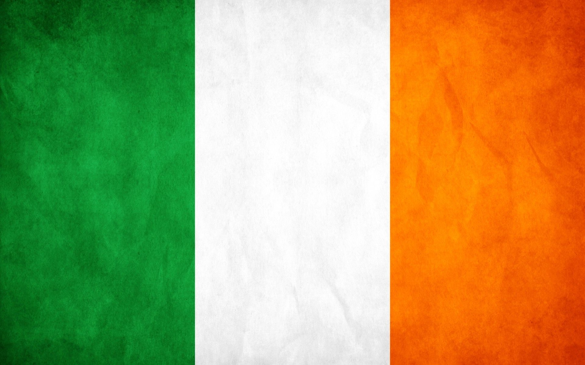 Irish flag front view.